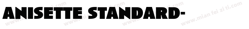 anisette standard字体转换